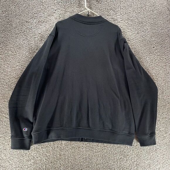 Silverback Fitness Jacket Mens 2XL XXL Black Champion Snap Sweater Gym Workout - Picture 9 of 12